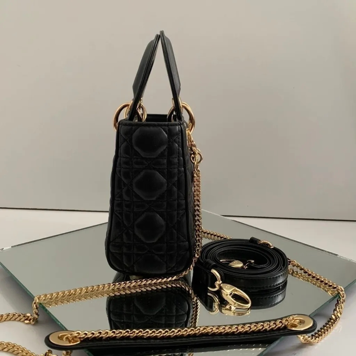 SET DIOR – MINI LADY DIOR BAG BLACK & CHRONO SNEAKER